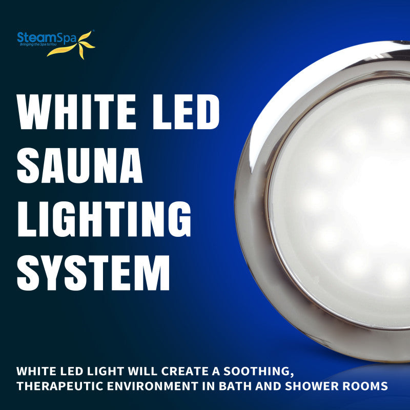 SSD-G-LED - SteamSpa SteamSpa White LED Sauna Lighting System