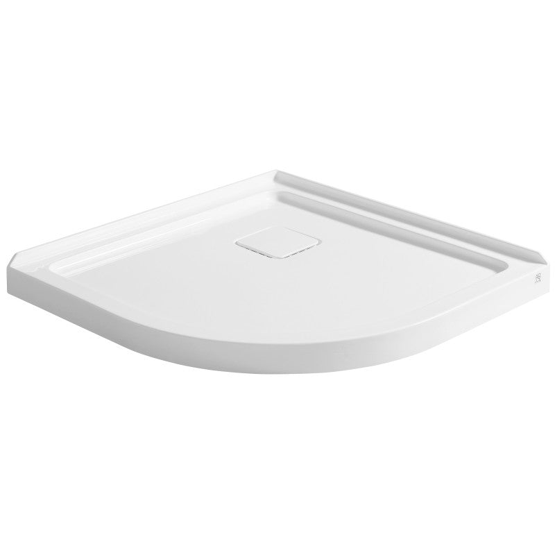 SB-AZ006WN - ANZZI Eternity Series 38 in. x 38 in. Shower Base in White