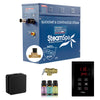 Oasis Series Steam Bath Generator with Continuous Steam and Easy Touch Control - Matte Black