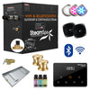 Black Series Steam Bath Generator with Wireless Control, BLUETOOTH, WIFI, Auto Drain, and Multiple Finish Options - Gold