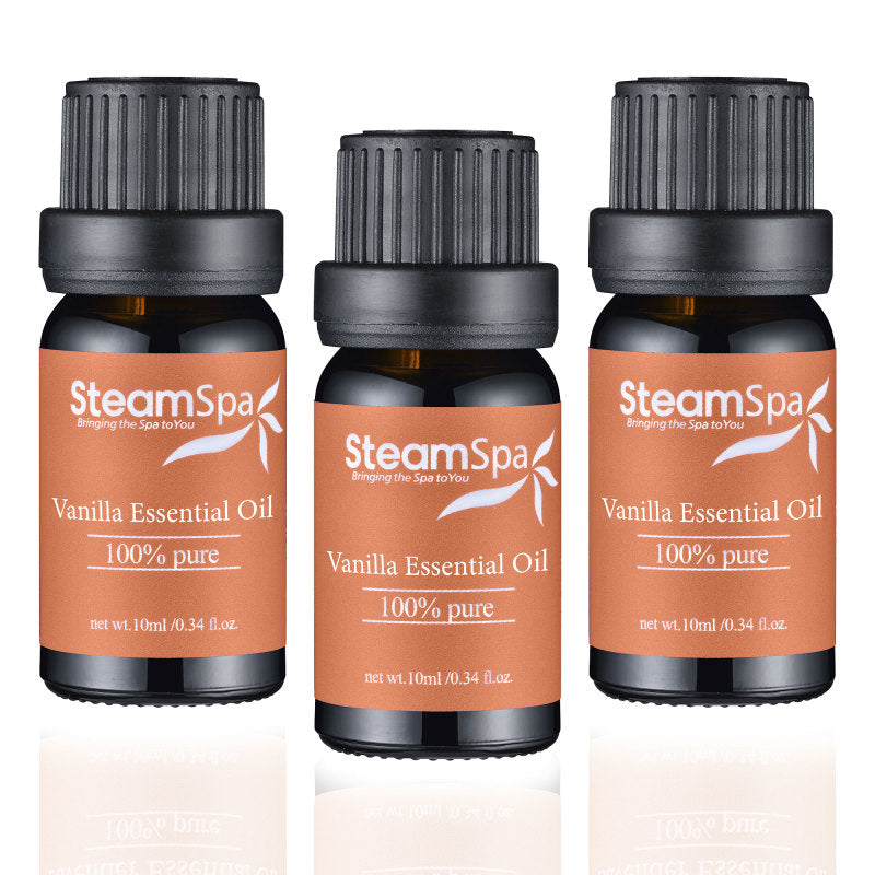 SSD-G-OILVAN3 - SteamSpa SteamSpa Essence of Vanilla Aromatherapy Oil Extract Value Pack