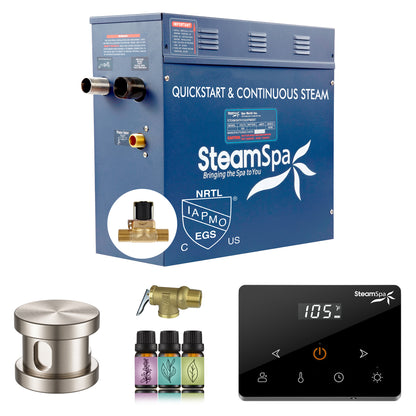Oasis Series Steam Bath Generator with Wireless Control, QuickStart Technology, and Continuous Steam Output