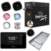 Black Series Steam Bath Generator with WiFi, Bluetooth Audio & Auto Drain - Polished Chrome