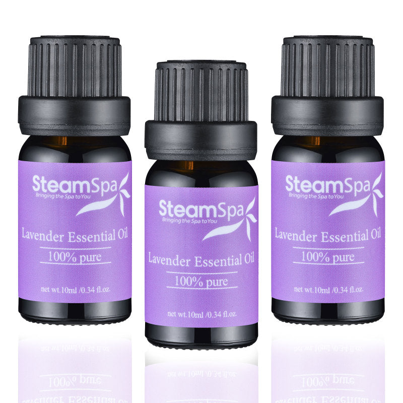 SSD-G-OILLAV3 - SteamSpa SteamSpa Essence of Lavender Aromatherapy Oil Extract Value Pack