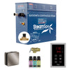 Oasis Series Steam Bath Generator with Continuous Steam and Easy Touch Control - Brushed Nickel